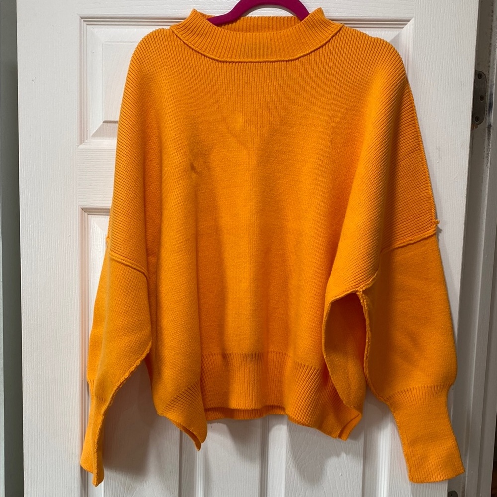 Women's Orange Sweater